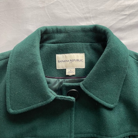 Banana Republic Green Jacket, Size Small - Picture 2 of 3